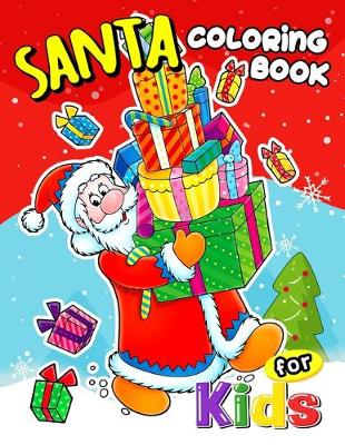 Book cover for Santa Coloring Book for Kids