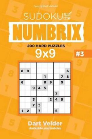 Cover of Sudoku - 200 Hard Puzzles 9x9 (Volume 3)