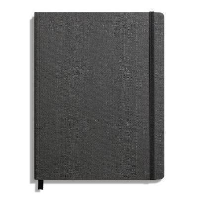 Book cover for Shinola Journal, Soft Linen, Plain, Charcoal Gray (7x9)