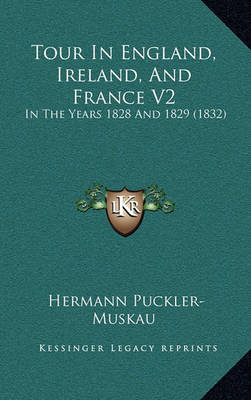 Book cover for Tour in England, Ireland, and France V2