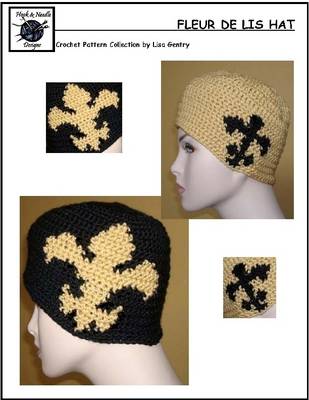 Book cover for Fleur De Lis - Crochet Pattern for Hat