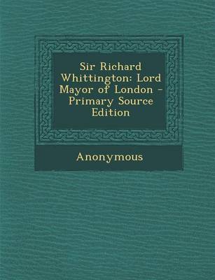 Book cover for Sir Richard Whittington