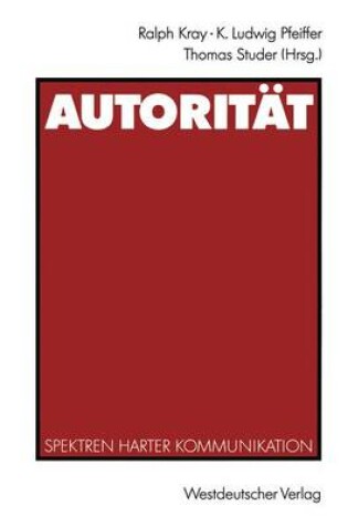 Cover of Autorität