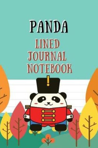 Cover of Panda Lined Journal Notebook