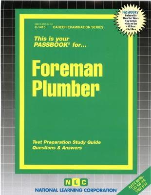 Book cover for Foreman Plumber