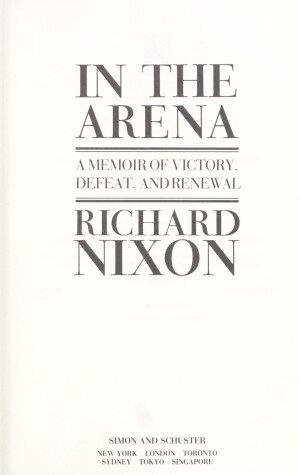 Book cover for In the Arena