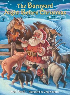 Book cover for The Barnyard Night Before Christmas