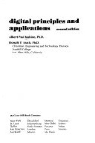 Cover of Digital Principles and Applications