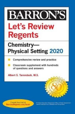 Cover of Let's Review Regents: Chemistry--Physical Setting 2020