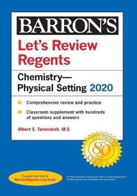 Cover of Let's Review Regents: Chemistry--Physical Setting 2020