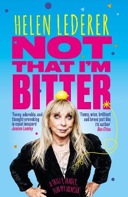 Book cover for Not That I'm Bitter