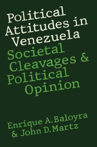 Cover of Political Attitudes in Venezuela