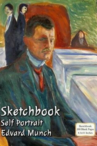 Cover of Sketchbook - Self Portrait - Edvard Munch