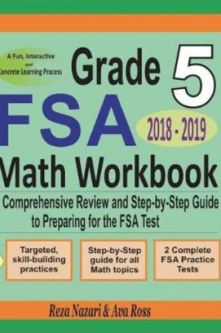 Cover of Grade 5 FSA Mathematics Workbook 2018 - 2019