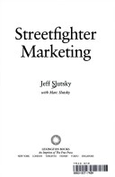 Book cover for Streetfighter Marketing