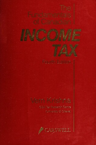 Cover of Krishna Fundmntls Can Inc Tax