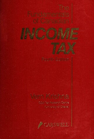 Book cover for Krishna Fundmntls Can Inc Tax