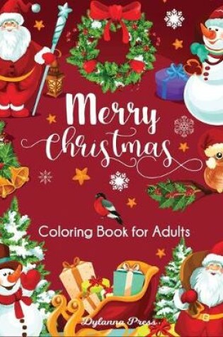 Cover of Merry Christmas Coloring Book for Adults