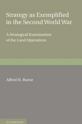 Cover of Strategy as Exemplified in the Second World War