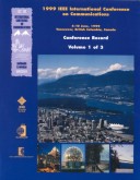 Book cover for 1999 IEEE International Conference on Communications (Icc '99)