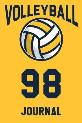 Book cover for Volleyball Journal 98