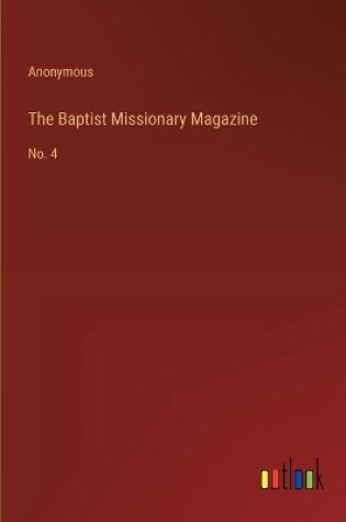 Cover of The Baptist Missionary Magazine
