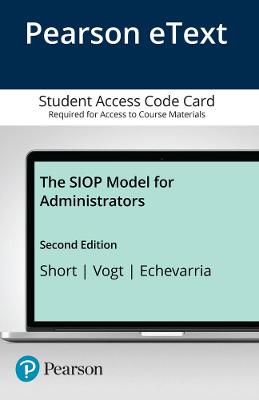 Book cover for SIOP Model for Administrators, The, Enhanced Pearson eText -- Access Card