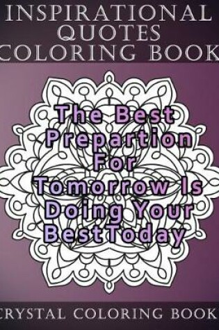 Cover of Inspirational Quotes Coloring Book