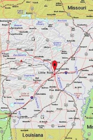 Cover of Little Rock, Arkansas Pinned on a Map Journal