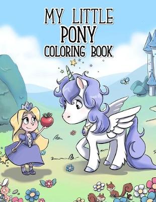 Book cover for My Little Pony Coloring Book