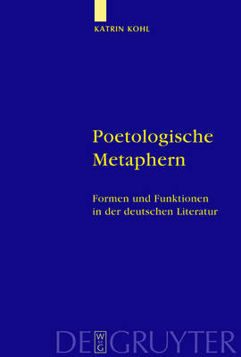 Book cover for Poetologische Metaphern