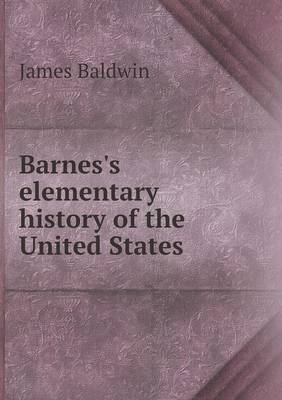 Book cover for Barnes's elementary history of the United States