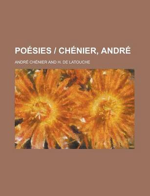 Book cover for Poesies Chenier, Andre