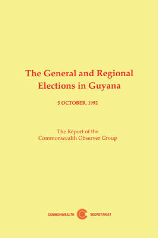 Cover of General and Regional Elections in Guyana