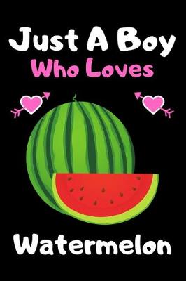 Book cover for Just a boy who loves watermelon