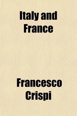 Book cover for Italy and France