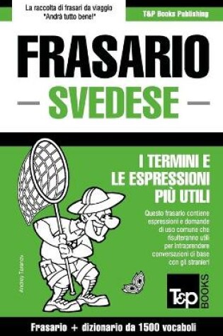 Cover of Frasario Italiano-Svedese e dizionario ridotto da 1500 vocaboli