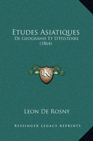 Cover of Etudes Asiatiques