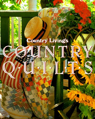 Book cover for "Country Living" Country Quilts