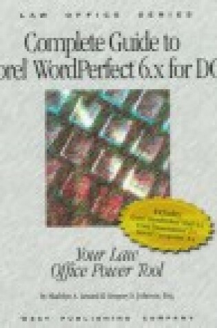 Cover of Complete Guide to Corel WordPerfect 6.X for DOS