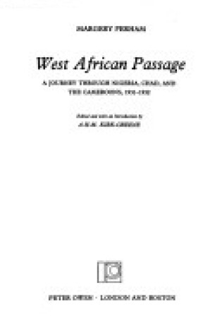 Cover of West African Passage