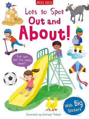 Book cover for Lots to Spot Sticker Book: Out and About!