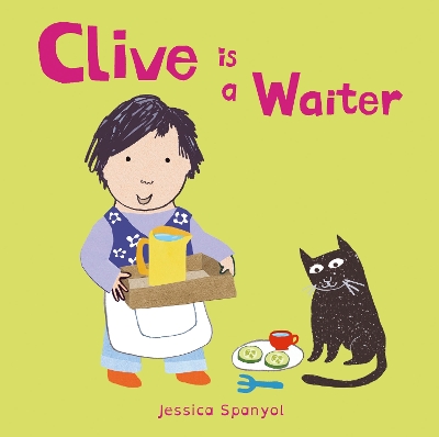 Book cover for Clive is a Waiter
