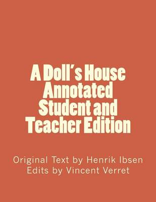 Book cover for A Doll's House (Annotated Student and Teacher Edition)