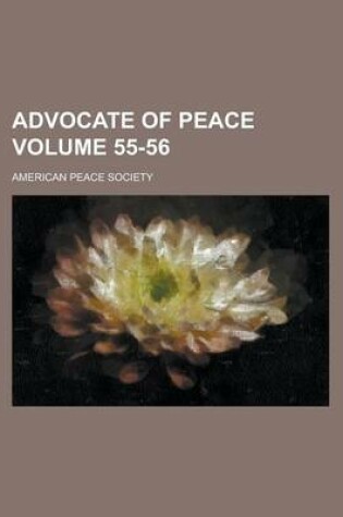 Cover of Advocate of Peace Volume 55-56