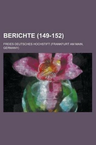 Cover of Berichte (149-152)