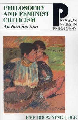 Cover of Philosophy and Feminist Criticism