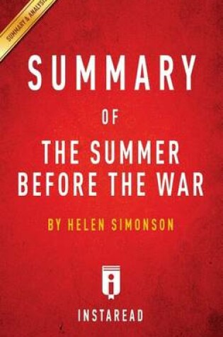 Cover of Summary of the Summer Before the War