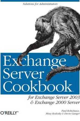 Cover of Exchange Server Cookbook