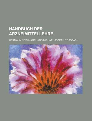 Book cover for Handbuch Der Arzneimittellehre